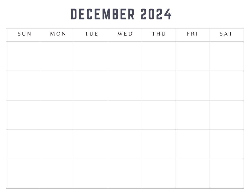 Printable-December-2024-Blank-Calendar-Style-7