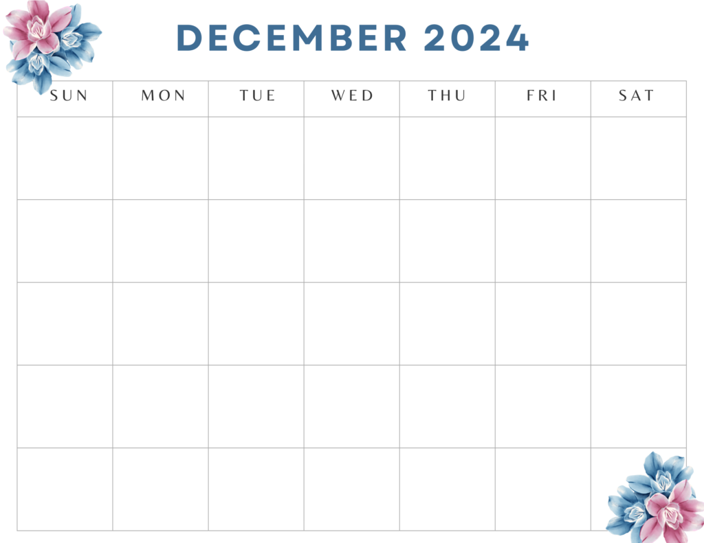 Printable-December-2024-Blank-Calendar-Style-8