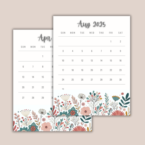 2025 printable calendar 01