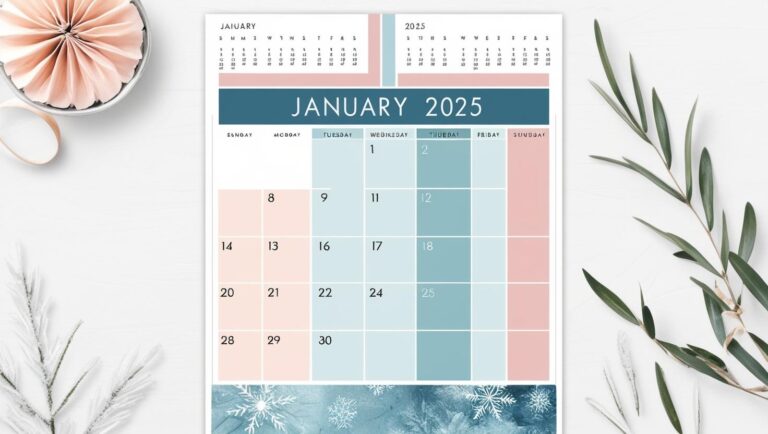 january 2025 calendar templates